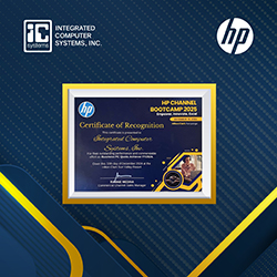 ICS was recognized as a HP Business PC Quota Achiever for FY2024